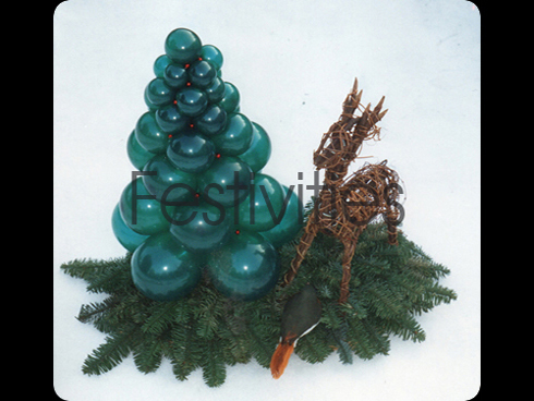 Small Balloon Christmas Tree