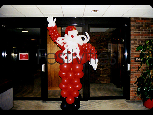 Balloon Santa Waves