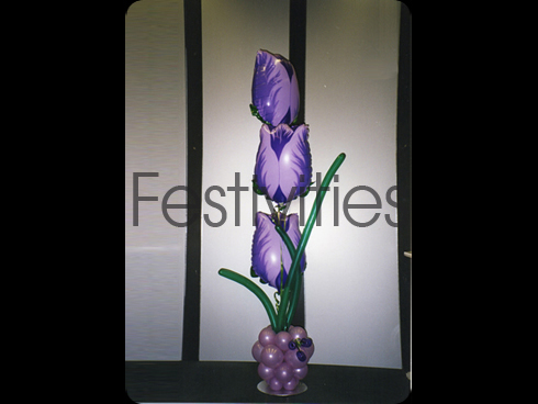 Balloon Tulip in balloon vase