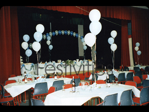 Top table on Stage Balloons