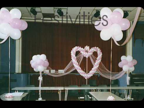 Balloon Topiary and Balloon Heart