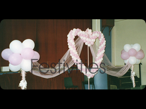 Balloon Topiary and Balloon Heart