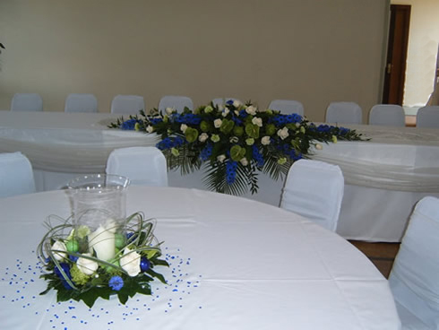 Top table flowers, table flowers